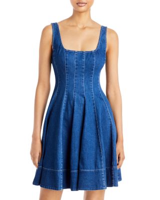 STAUD Wells Mini Dress | Bloomingdale's